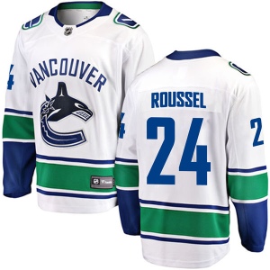 Men's Antoine Roussel Vancouver Canucks Breakaway Away Jersey - White