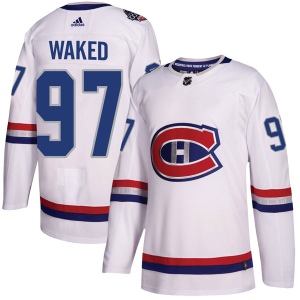 Men's Antoine Waked Montreal Canadiens Authentic 2017 100 Classic Jersey - White