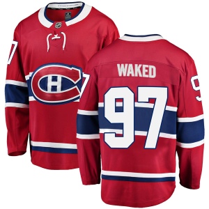 Men's Antoine Waked Montreal Canadiens Breakaway Home Jersey - Red