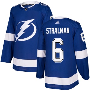 Men's Anton Stralman Tampa Bay Lightning Authentic Jersey - Blue