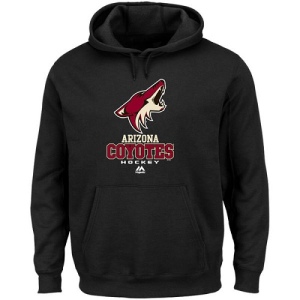 Men's Arizona Coyotes Critical Victory VIII Fleece Hoodie - - Black