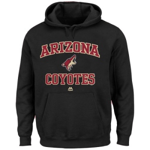 Men's Arizona Coyotes Heart & Soul Hoodie - - Black