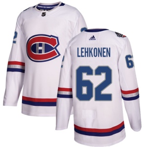 Men's Artturi Lehkonen Montreal Canadiens Authentic 2017 100 Classic Jersey - White