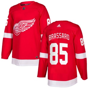 Men's Austen Brassard Detroit Red Wings Authentic Home Jersey - Red