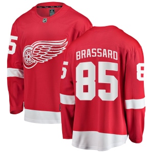 Men's Austen Brassard Detroit Red Wings Breakaway Home Jersey - Red