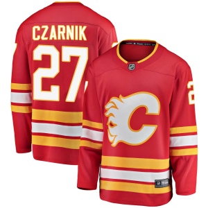 Men's Austin Czarnik Calgary Flames Breakaway Alternate Jersey - Red