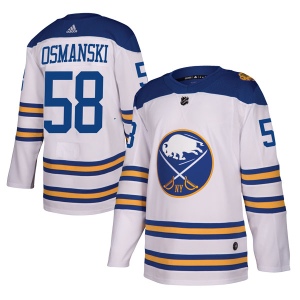 Men's Austin Osmanski Buffalo Sabres Authentic 2018 Winter Classic Jersey - White