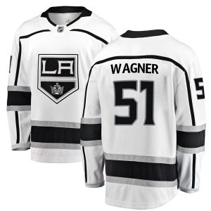 Men's Austin Wagner Los Angeles Kings Breakaway Away Jersey - White