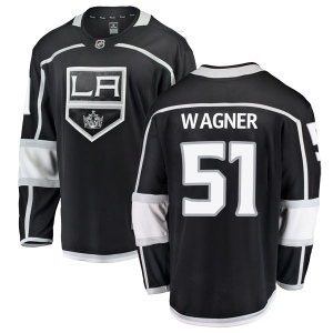 Men's Austin Wagner Los Angeles Kings Breakaway Home Jersey - Black