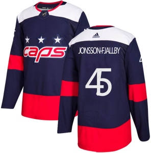 Men's Axel Jonsson-Fjallby Washington Capitals Authentic 2018 Stadium Series Jersey - Navy Blue