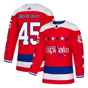 Men's Axel Jonsson-Fjallby Washington Capitals Authentic Alternate Jersey - Red