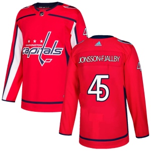 Men's Axel Jonsson-Fjallby Washington Capitals Authentic Home Jersey - Red