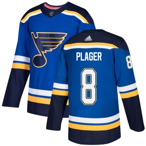 Men's Barclay Plager St. Louis Blues Authentic Home Jersey - Blue