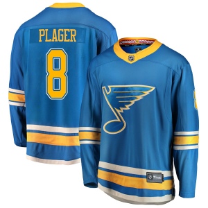 Men's Barclay Plager St. Louis Blues Breakaway Alternate Jersey - Blue