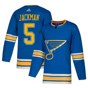 Men's Barret Jackman St. Louis Blues Authentic Alternate Jersey - Blue