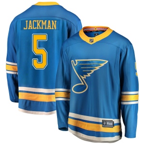 Men's Barret Jackman St. Louis Blues Breakaway Alternate Jersey - Blue