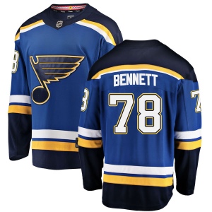 Men's Beau Bennett St. Louis Blues Breakaway Home Jersey - Blue