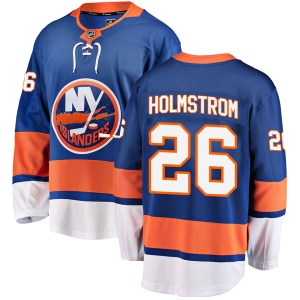 Men's Ben Holmstrom New York Islanders Breakaway Home Jersey - Blue