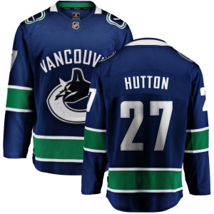 Men's Ben Hutton Vancouver Canucks Home Breakaway Jersey - Blue