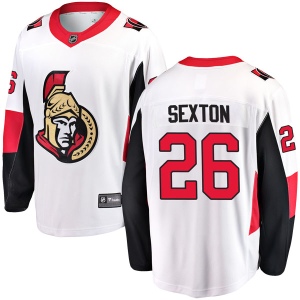 Men's Ben Sexton Ottawa Senators Breakaway Away Jersey - White