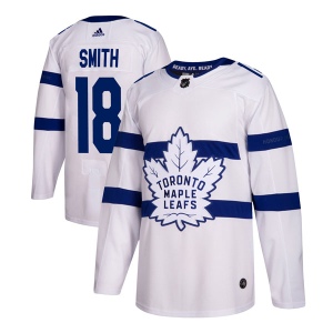 Men's Ben Smith Toronto Maple Leafs Authentic 2018 Stadium Series Jersey - White