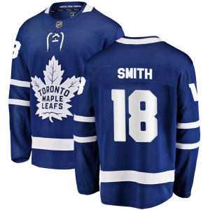 Men's Ben Smith Toronto Maple Leafs Breakaway Home Jersey - Blue