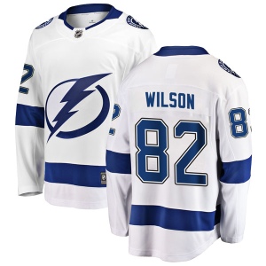 Men's Ben Wilson Tampa Bay Lightning Breakaway Away Jersey - White