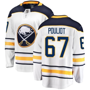 Men's Benoit Pouliot Buffalo Sabres Breakaway Away Jersey - White