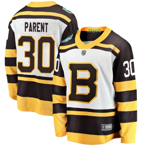 Men's Bernie Parent Boston Bruins 2019 Winter Classic Breakaway Jersey - White