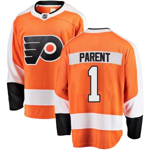 Men's Bernie Parent Philadelphia Flyers Breakaway Home Jersey - Orange