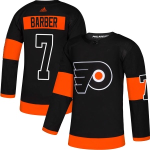 Men's Bill Barber Philadelphia Flyers Authentic Alternate Jersey - Black