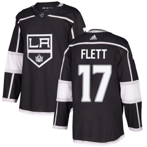 Men's Bill Flett Los Angeles Kings Authentic Home Jersey - Black