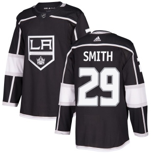 Men's Billy Smith Los Angeles Kings Authentic Home Jersey - Black