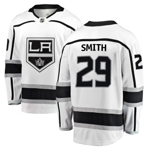 Men's Billy Smith Los Angeles Kings Breakaway Away Jersey - White