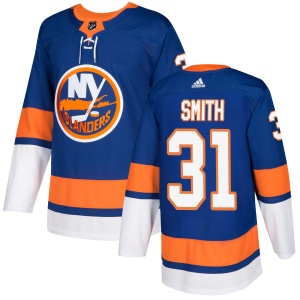 Men's Billy Smith New York Islanders Authentic Jersey - Royal