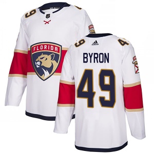 Men's Blaine Byron Florida Panthers Authentic Away Jersey - White