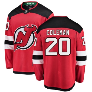 Men's Blake Coleman New Jersey Devils Breakaway Home Jersey - Red