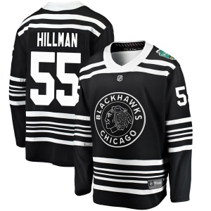 Men's Blake Hillman Chicago Blackhawks 2019 Winter Classic Breakaway Jersey - Black