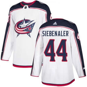 Men's Blake Siebenaler Columbus Blue Jackets Authentic Away Jersey - White