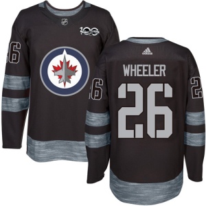 Men's Blake Wheeler Winnipeg Jets Authentic 1917-2017 100th Anniversary Jersey - Black