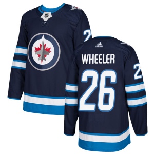 Men's Blake Wheeler Winnipeg Jets Authentic Jersey - Navy