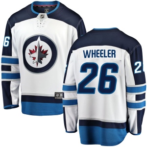 Men's Blake Wheeler Winnipeg Jets Breakaway Away Jersey - White