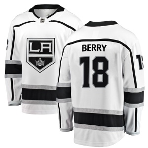 Men's Bob Berry Los Angeles Kings Breakaway Away Jersey - White