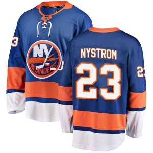 Men's Bob Nystrom New York Islanders Breakaway Home Jersey - Blue