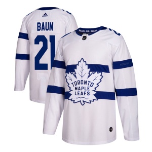 Men's Bobby Baun Toronto Maple Leafs Authentic 2018 Stadium Series Jersey - White