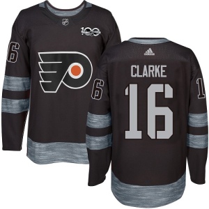 Men's Bobby Clarke Philadelphia Flyers Authentic 1917-2017 100th Anniversary Jersey - Black