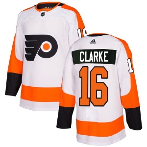 Men's Bobby Clarke Philadelphia Flyers Authentic Jersey - White