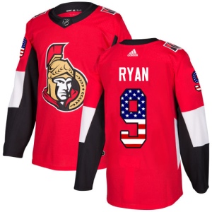 Men's Bobby Ryan Ottawa Senators Authentic USA Flag Fashion Jersey - Red