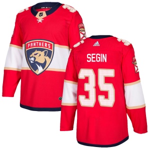 Men's Bobby Segin Florida Panthers Authentic Home Jersey - Red