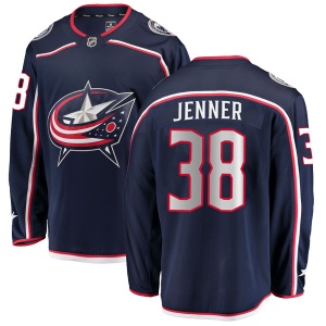 Men's Boone Jenner Columbus Blue Jackets Breakaway Home Jersey - Navy